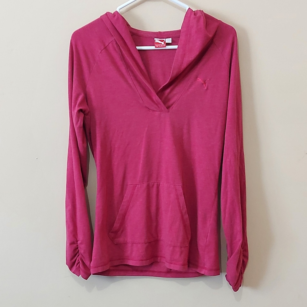 PUMA Long Sleeve Hooded Shirt